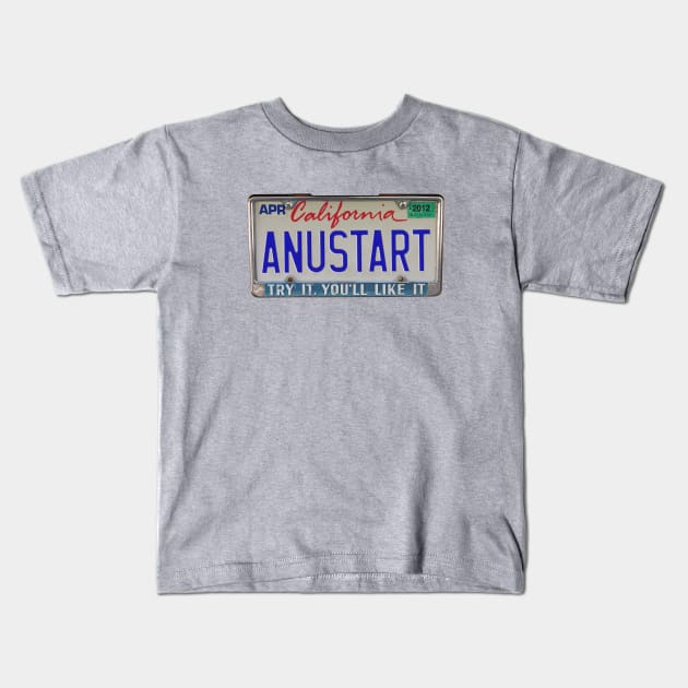 A New Start for Tobias - ANUSTART Kids T-Shirt by LocalZonly